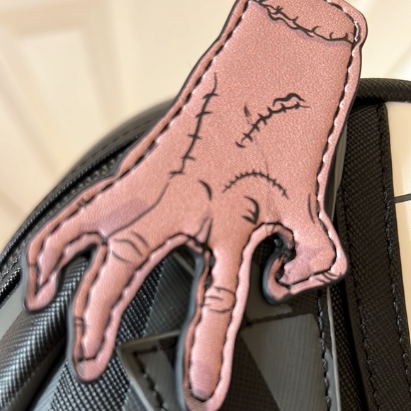 NWT Loungefly Wednesday Addams Backpack - Picture 4 of 7